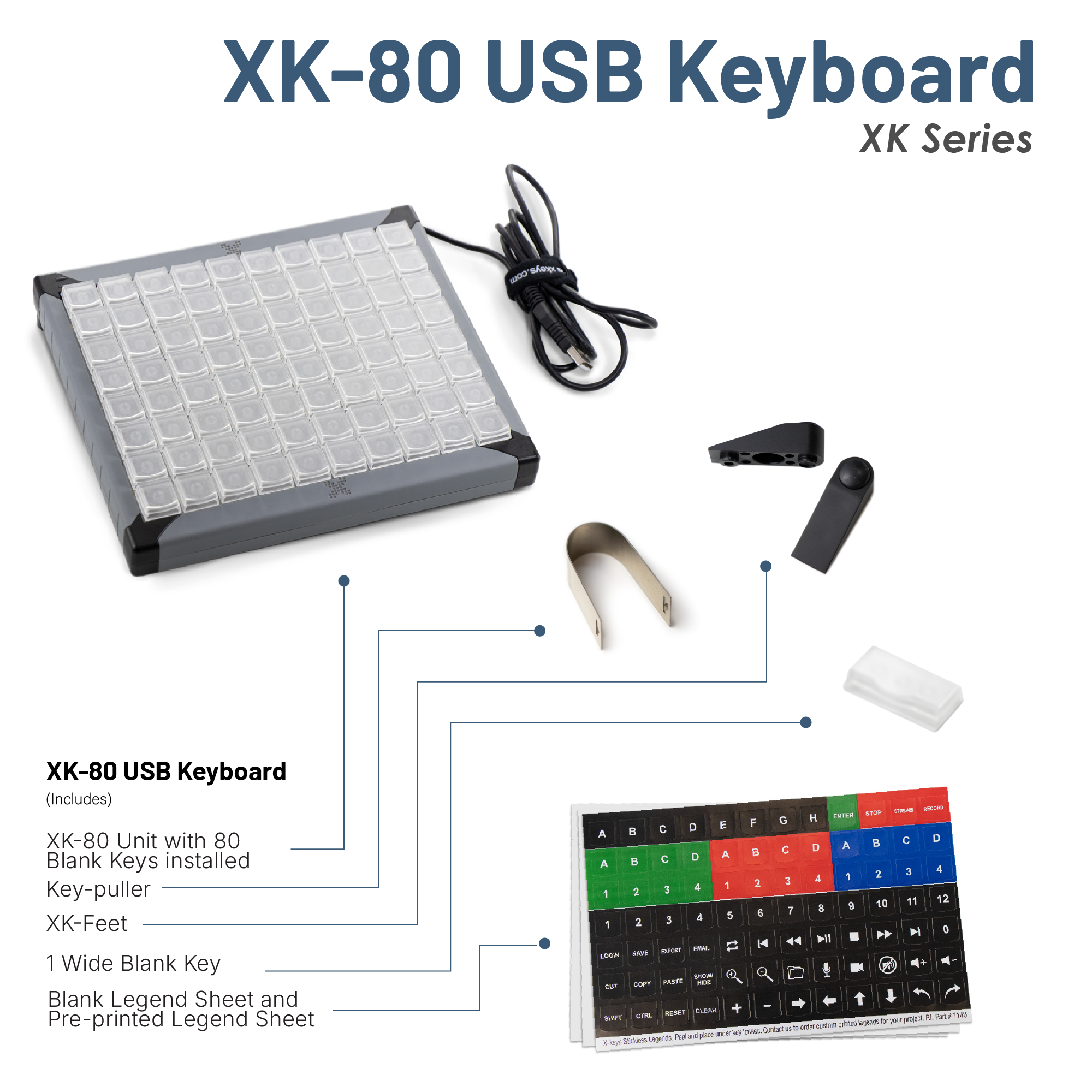 XK-80 KVM Keyboard