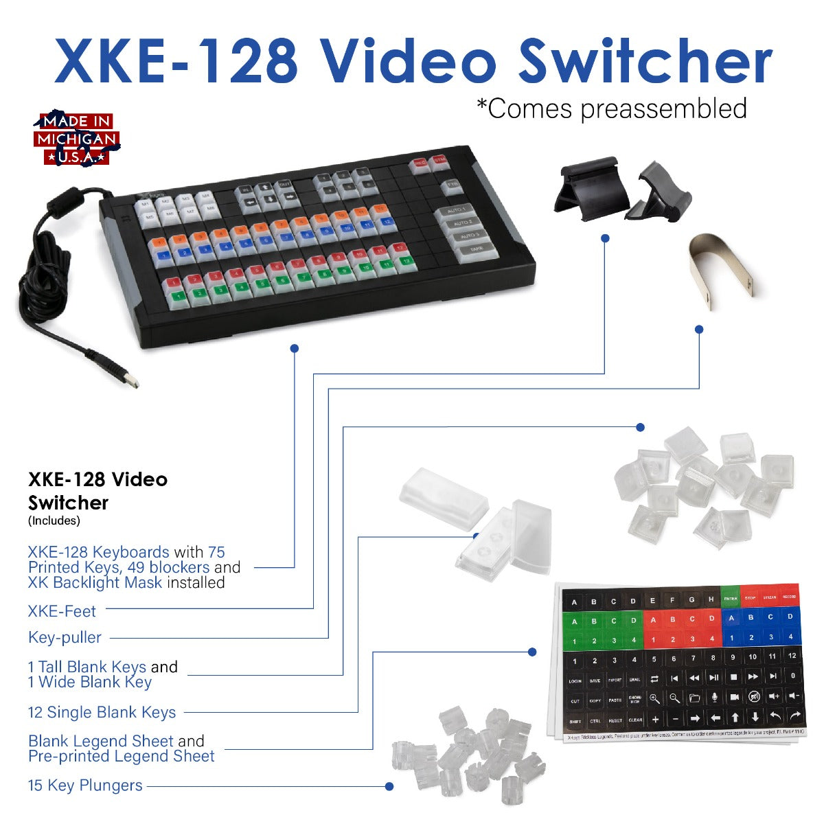 XKE-128 Video Switcher