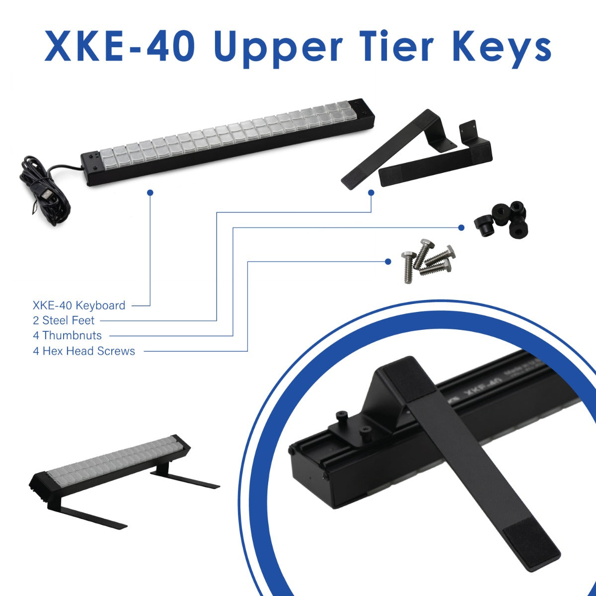 XKE-40 Upper Tier Keys