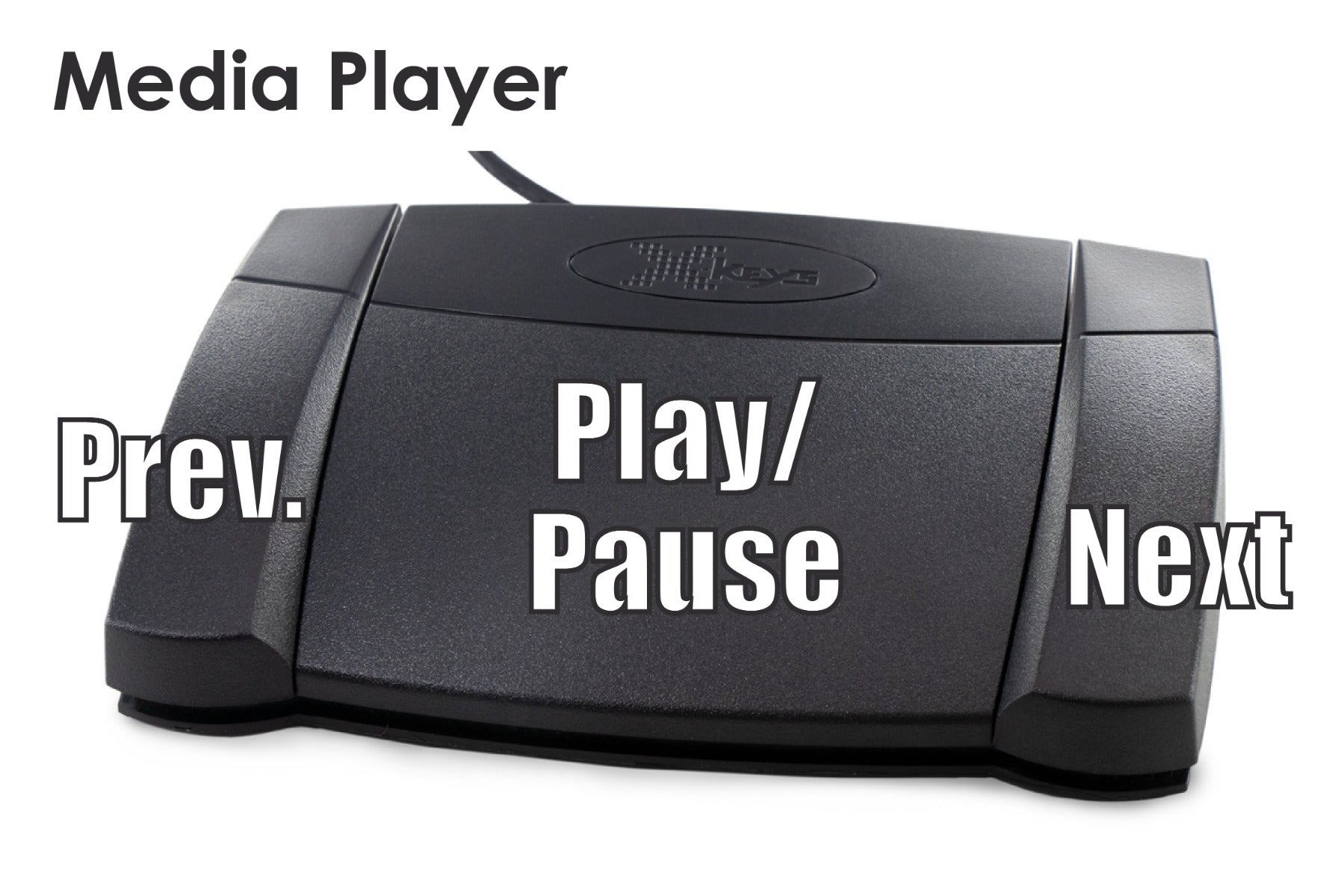 infinity foot pedal X-keys XK-3 USB Media Player Foot Pedal