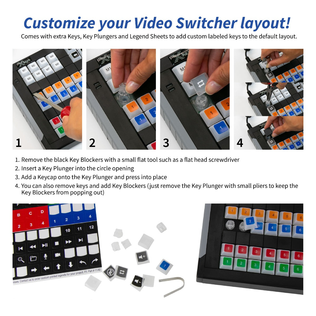 XKE-124 T-bar Video Switcher