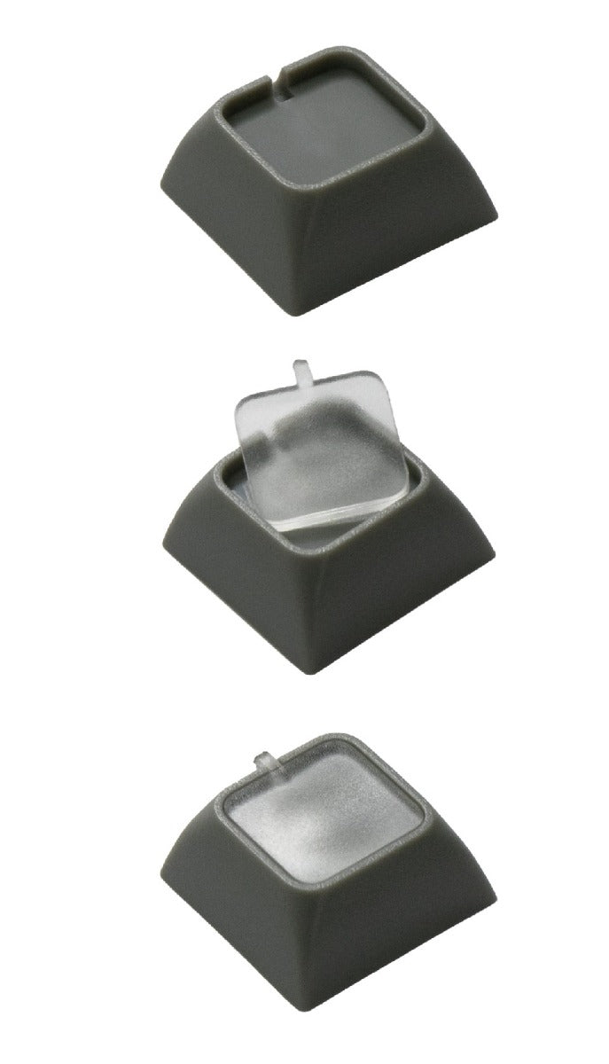 NevWear Gray Single Relegendable DSA Keycaps (12 pack)