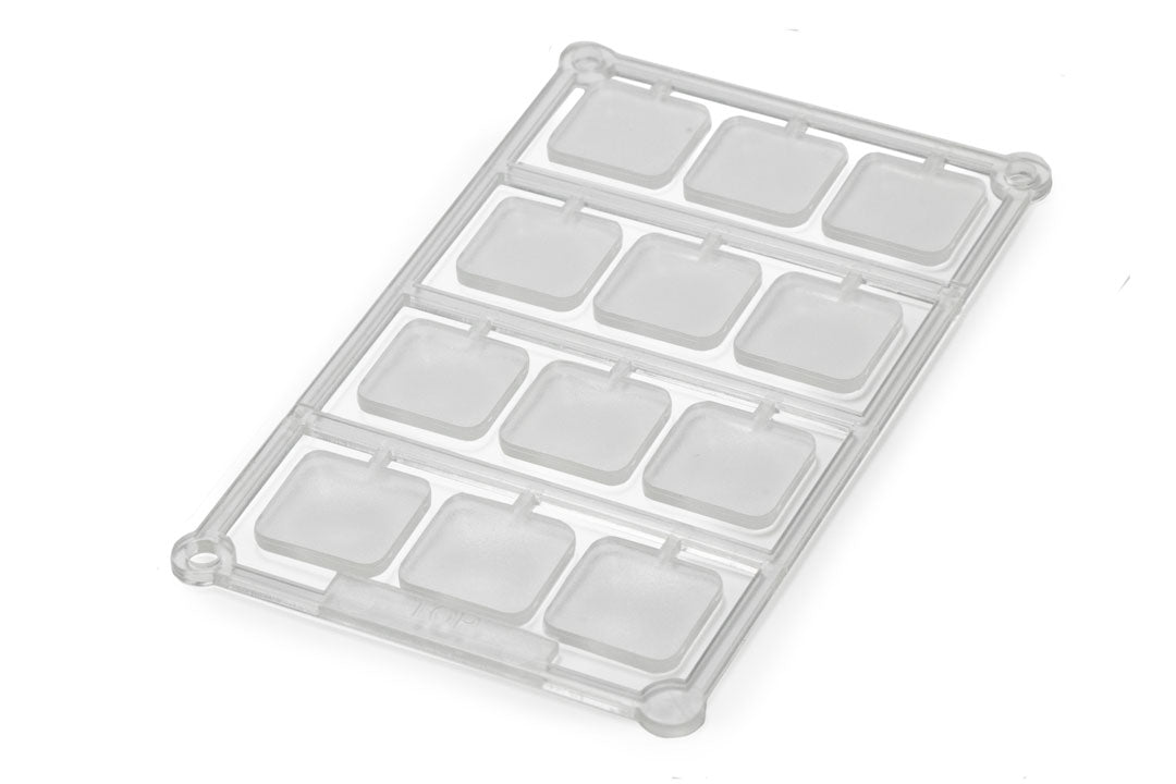NevWear Transparent Single Relegendable DSA Keycaps (12 pack)