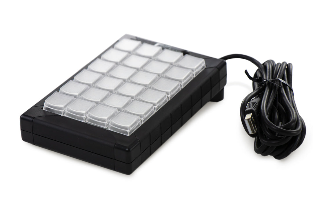 XK-24 Black & White USB Keypad