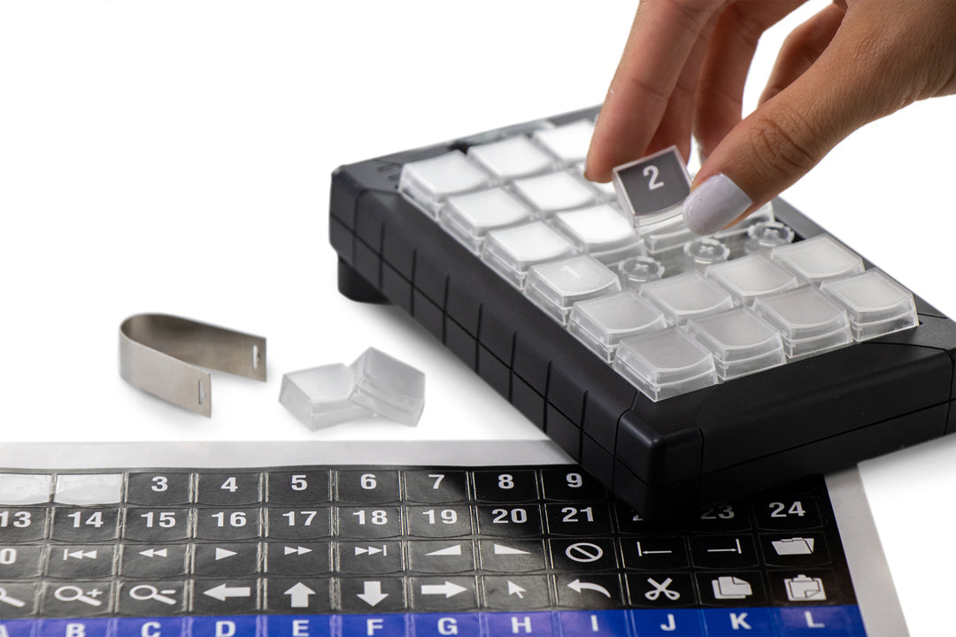 XK-24 Black & White USB Keypad
