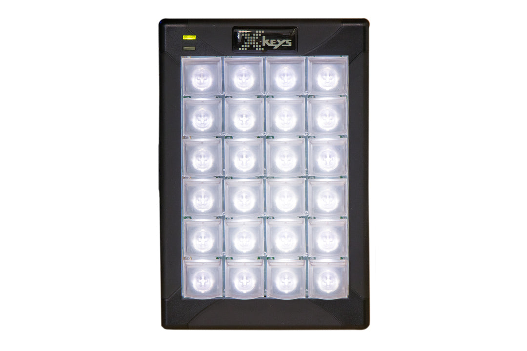 XK-24 Black & White USB Keypad