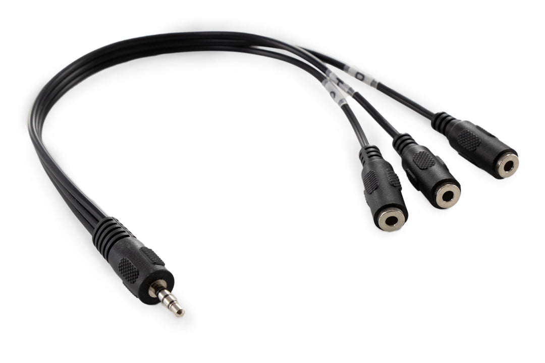 TRRS 3 Way Splitter Cable