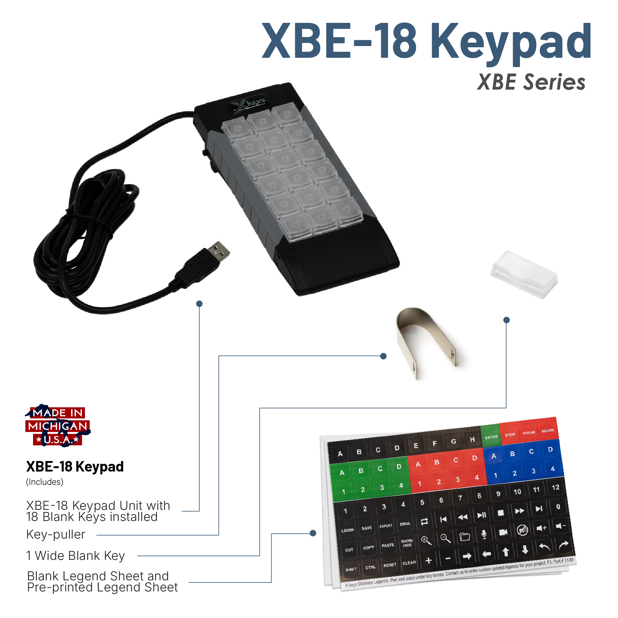XBE-18 Keypad