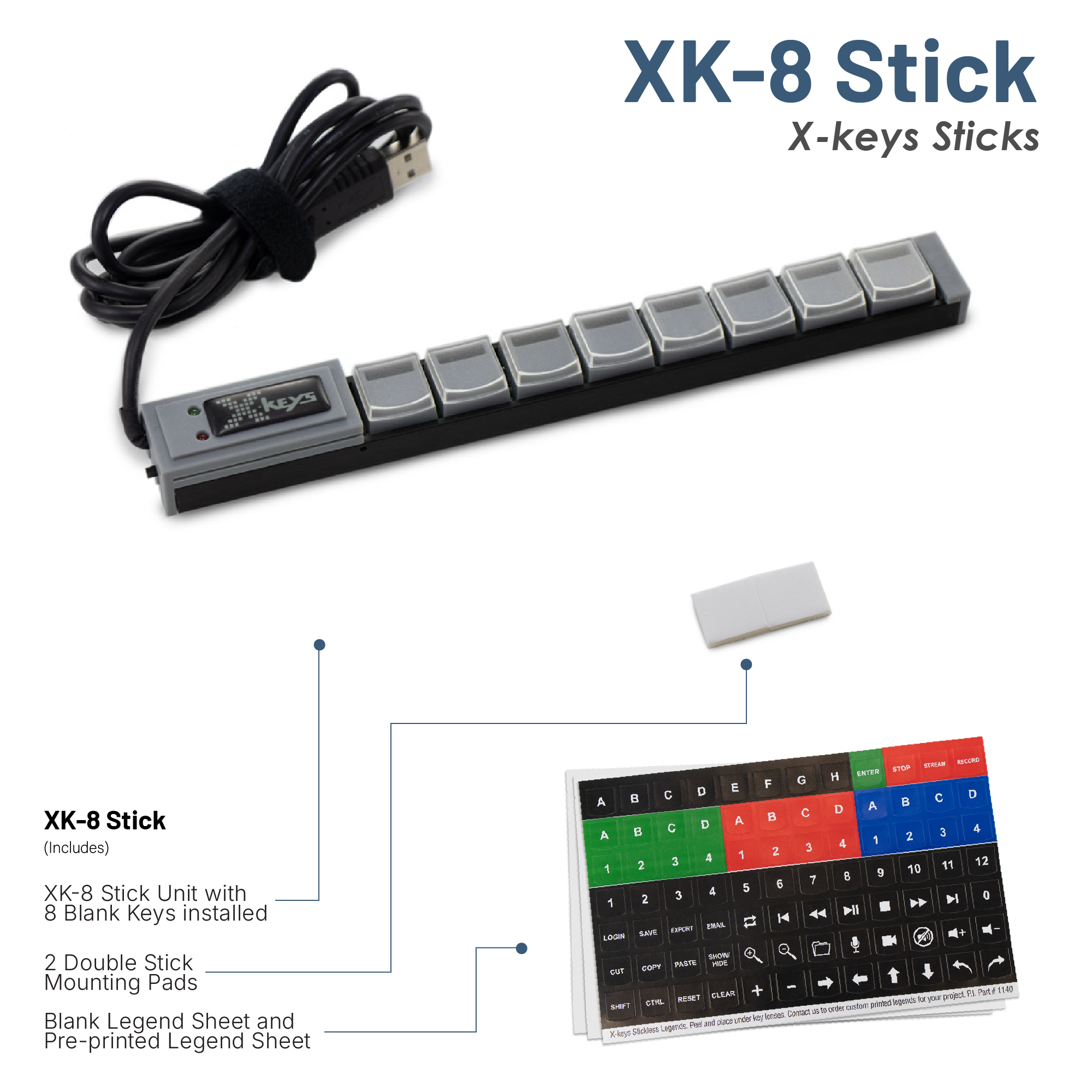 X-keys Stick Keyboards