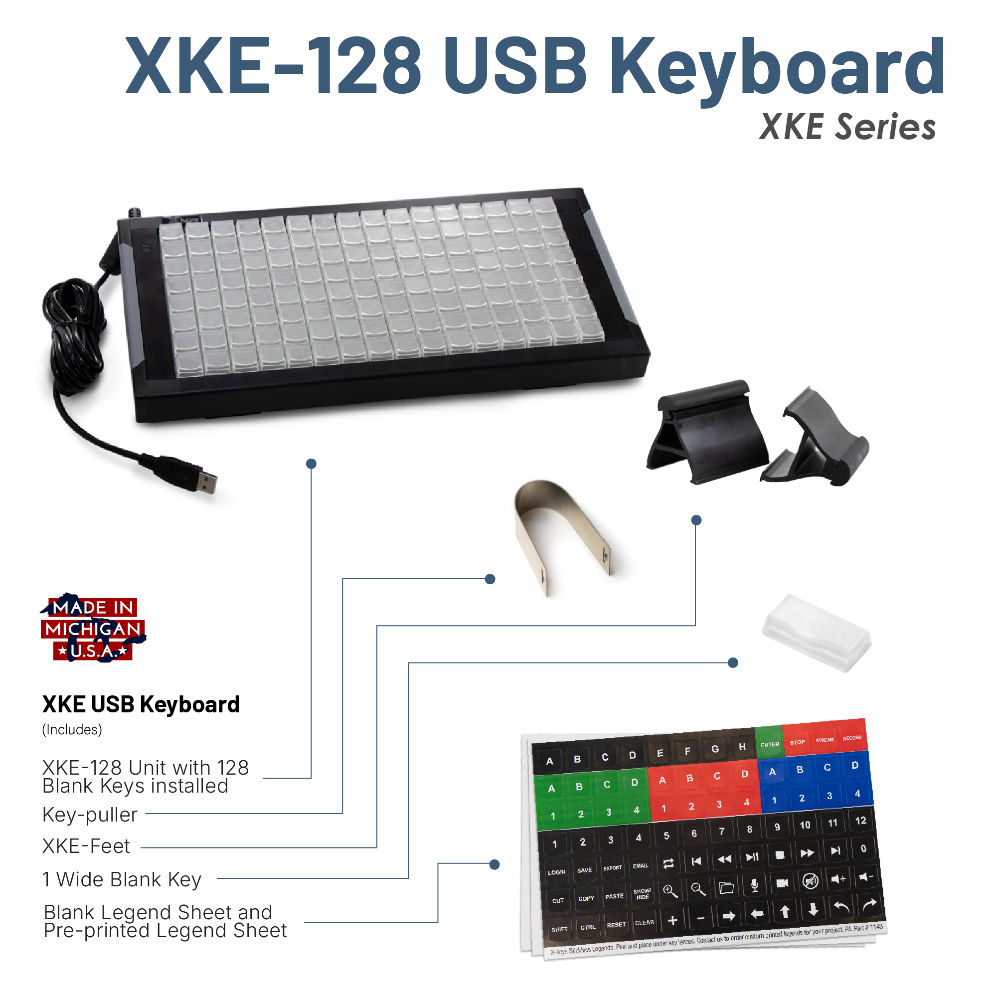 XKE-128 USB Keyboard