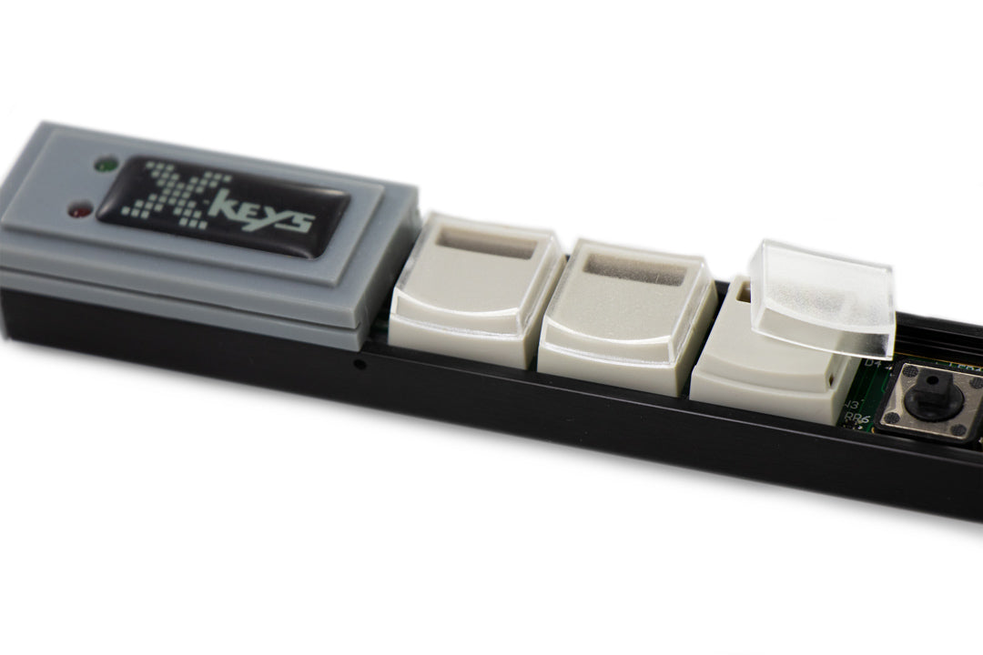 Beige Single Keycaps for X-keys Sticks (8 pack)