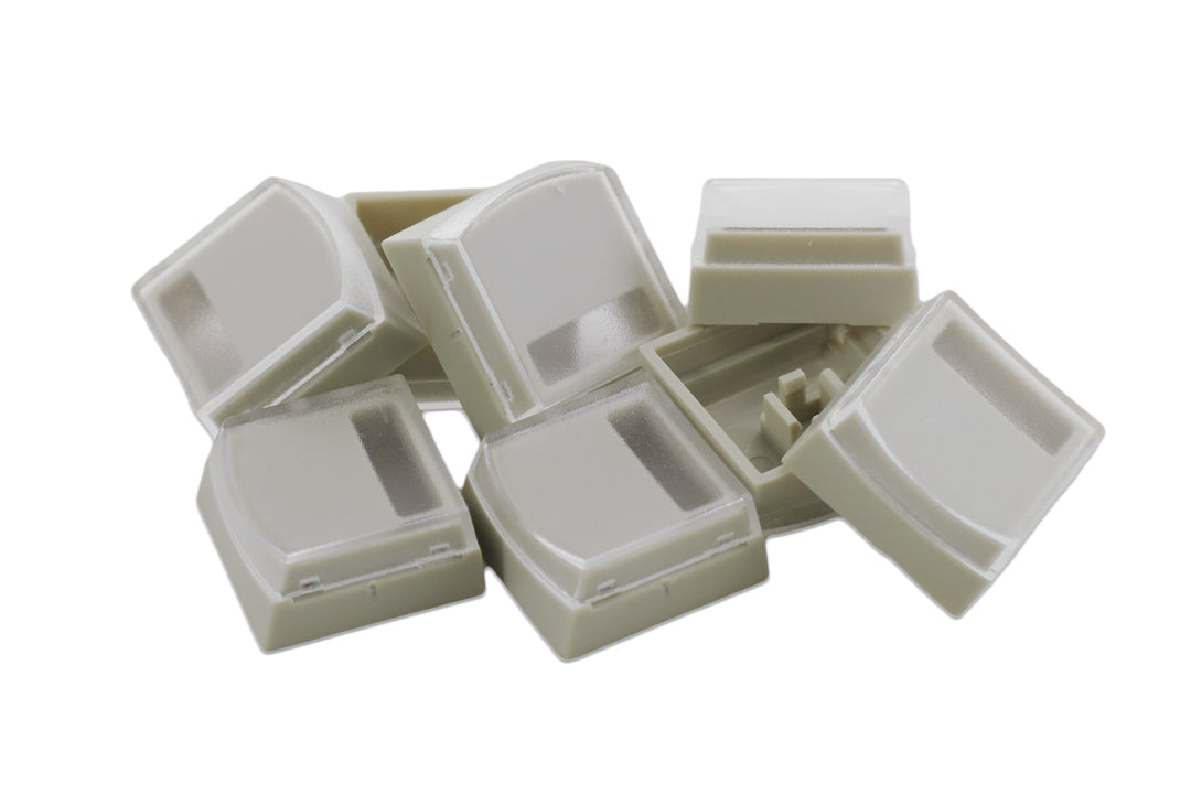 Beige Single Keycaps for X-keys Sticks (8 pack)