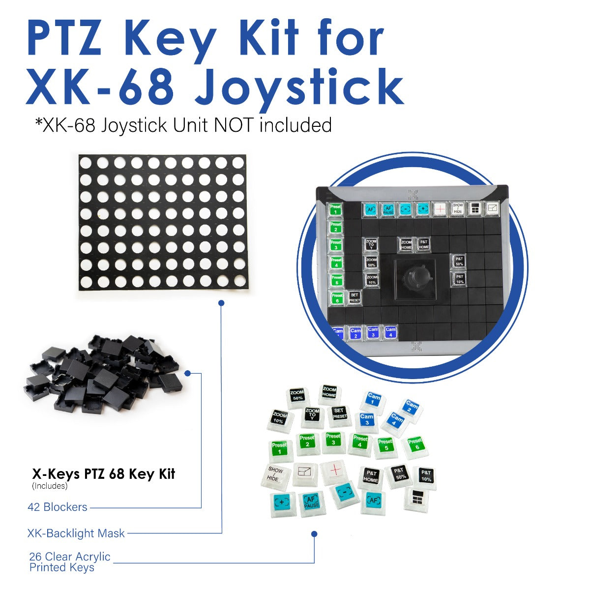 PTZ Key Kit for XK-68 Joystick