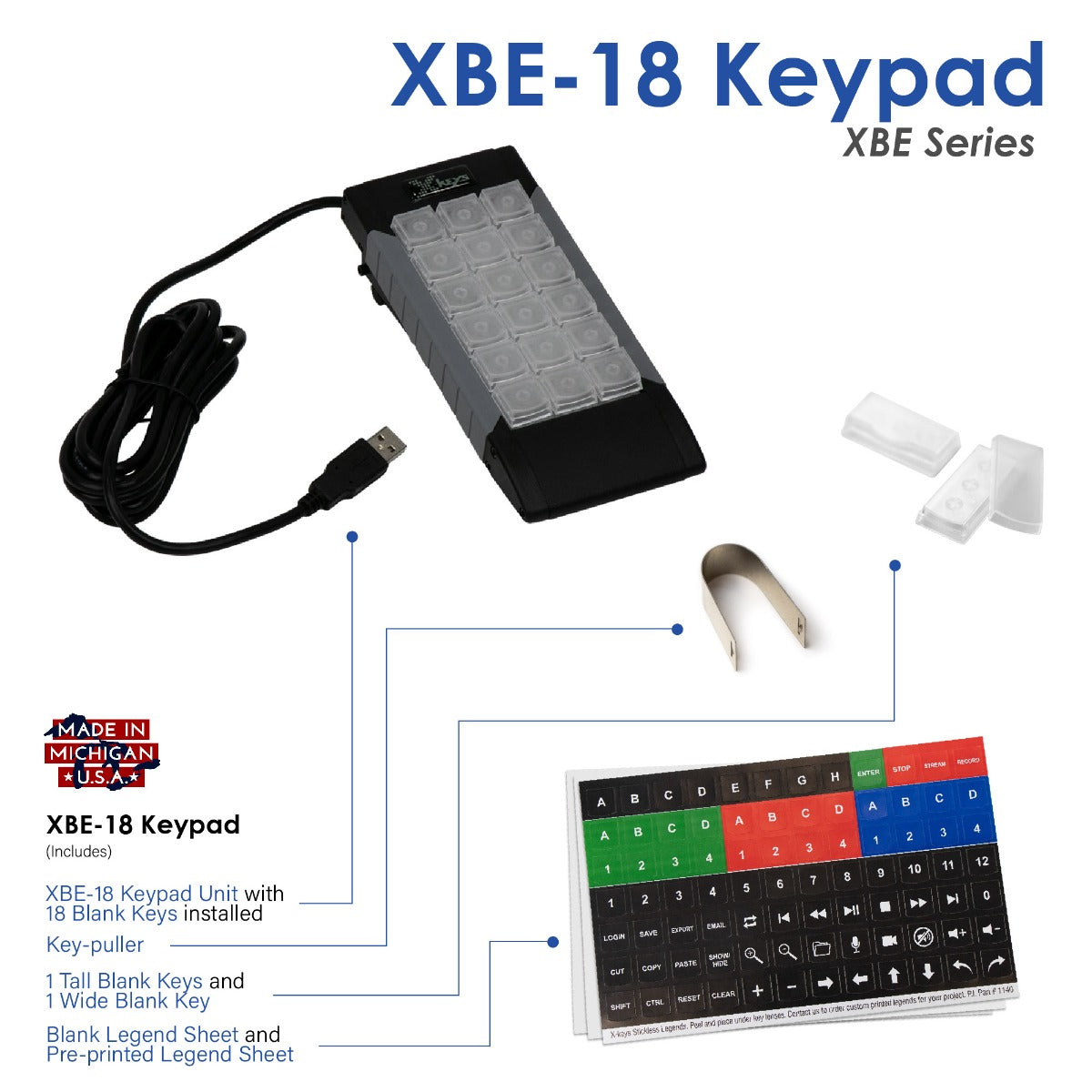 XBE-18 Keypad