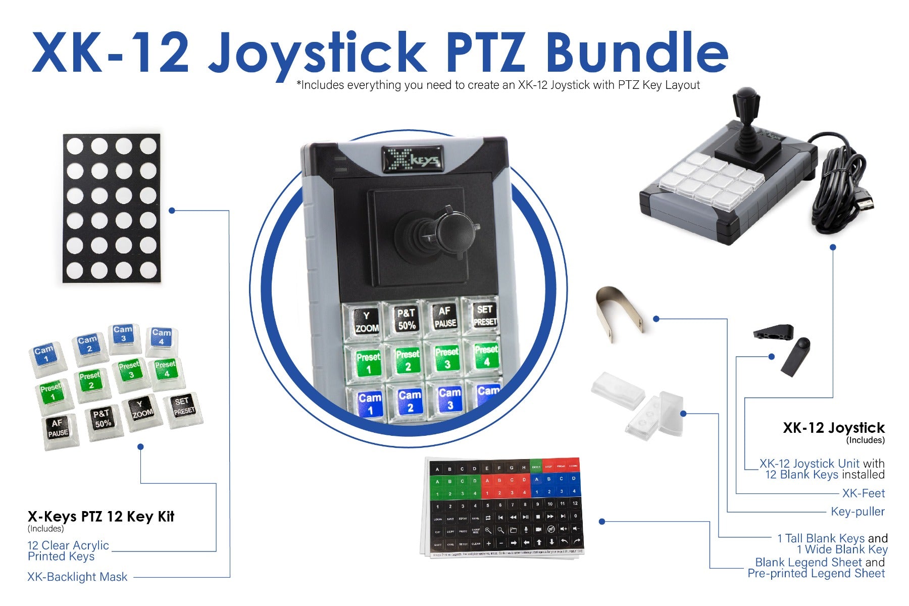XK-12 Joystick PTZ Bundle