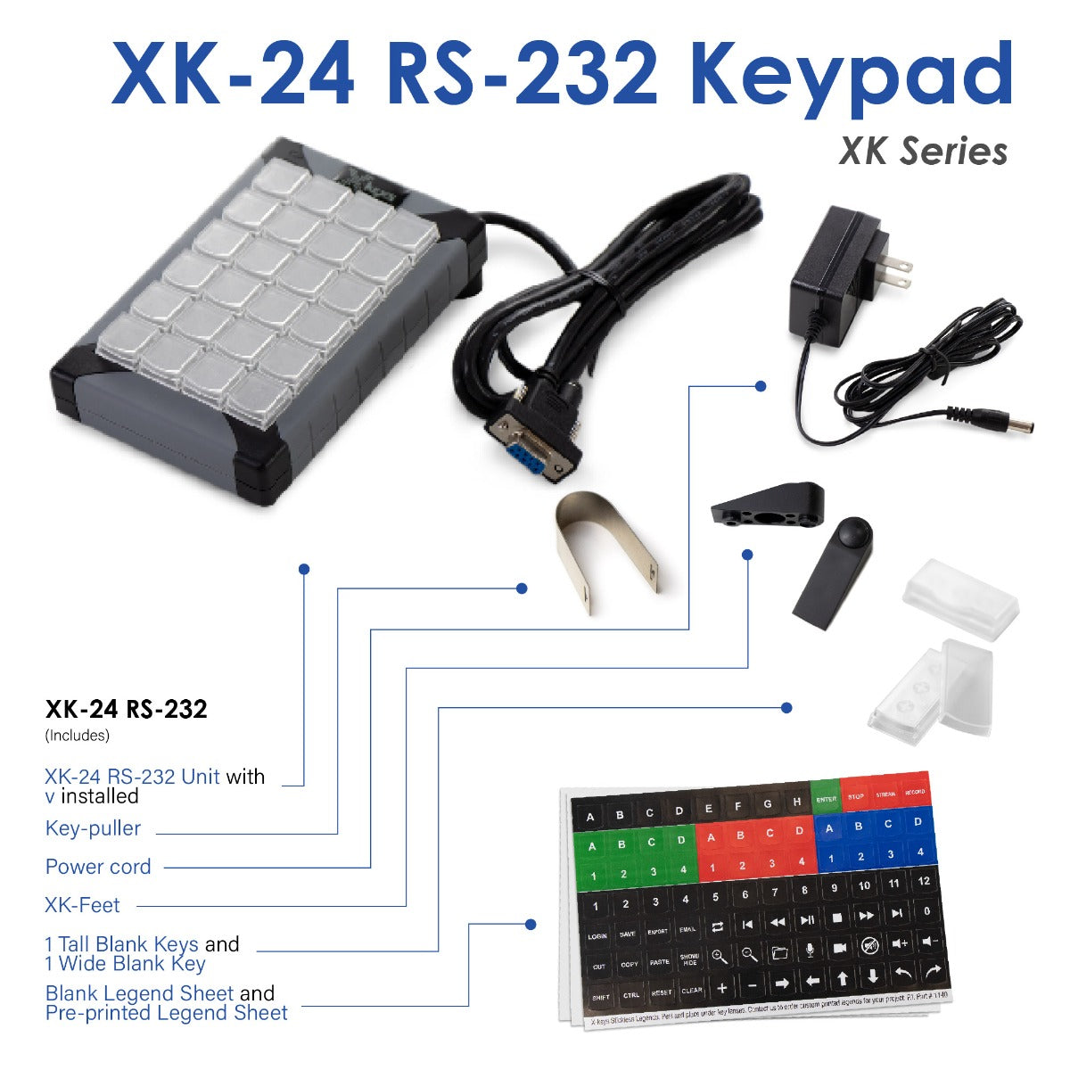 XK-24 RS-232 Keypad