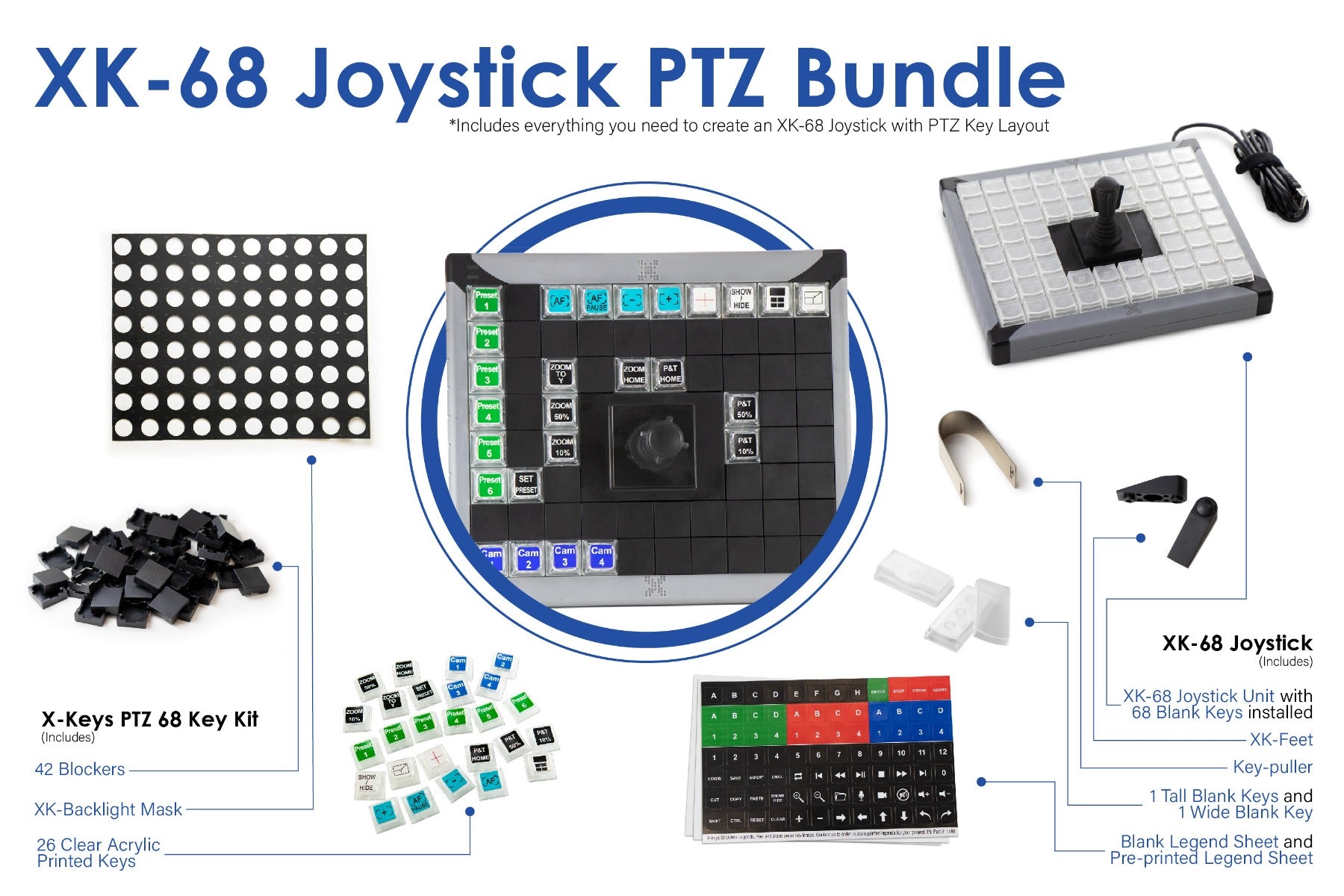 XK-68 Joystick PTZ Bundle