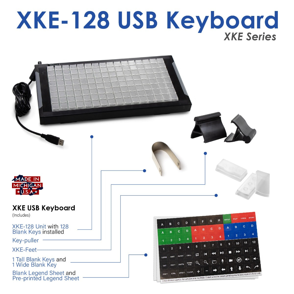 XKE-128 USB Keyboard
