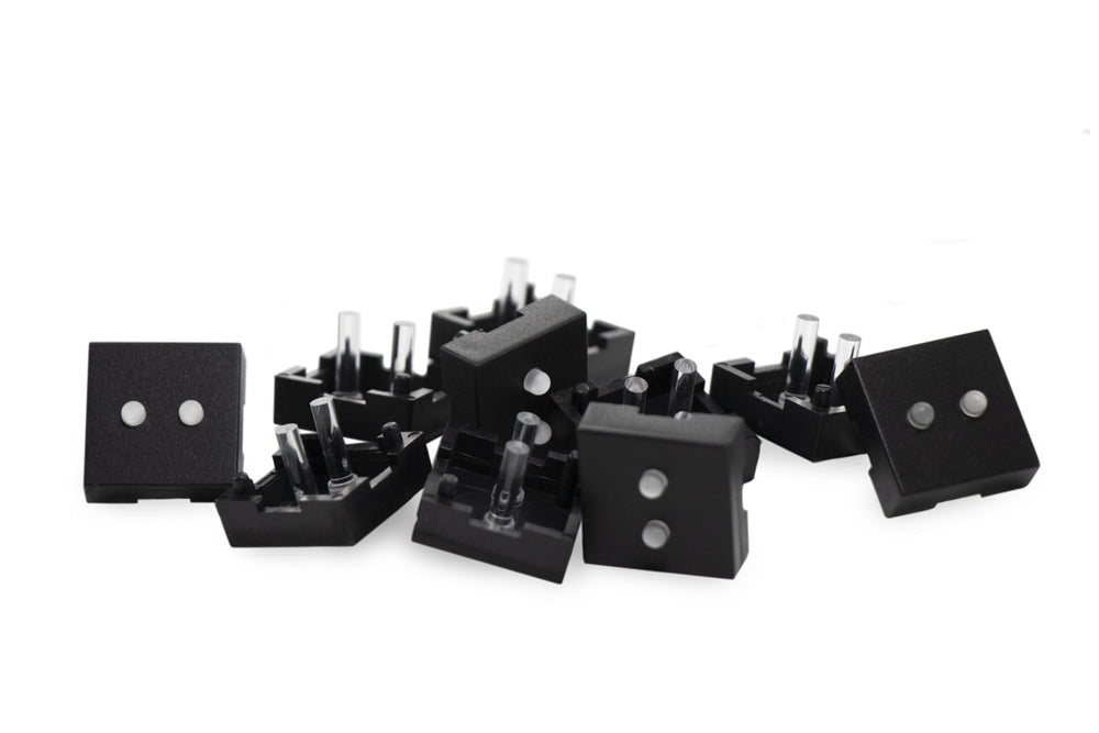 Set of 10 Light Pipe Blockers with a Double LED Indicator