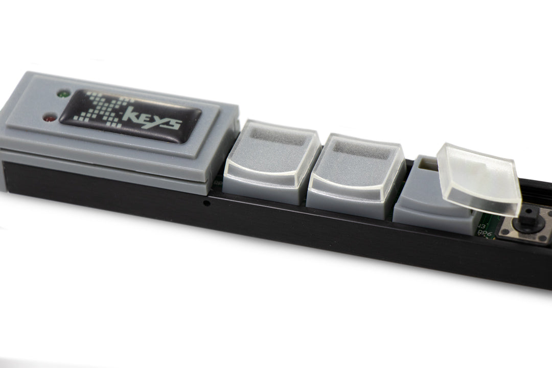 Gray Single Keycaps for X-keys Sticks (8 pack)