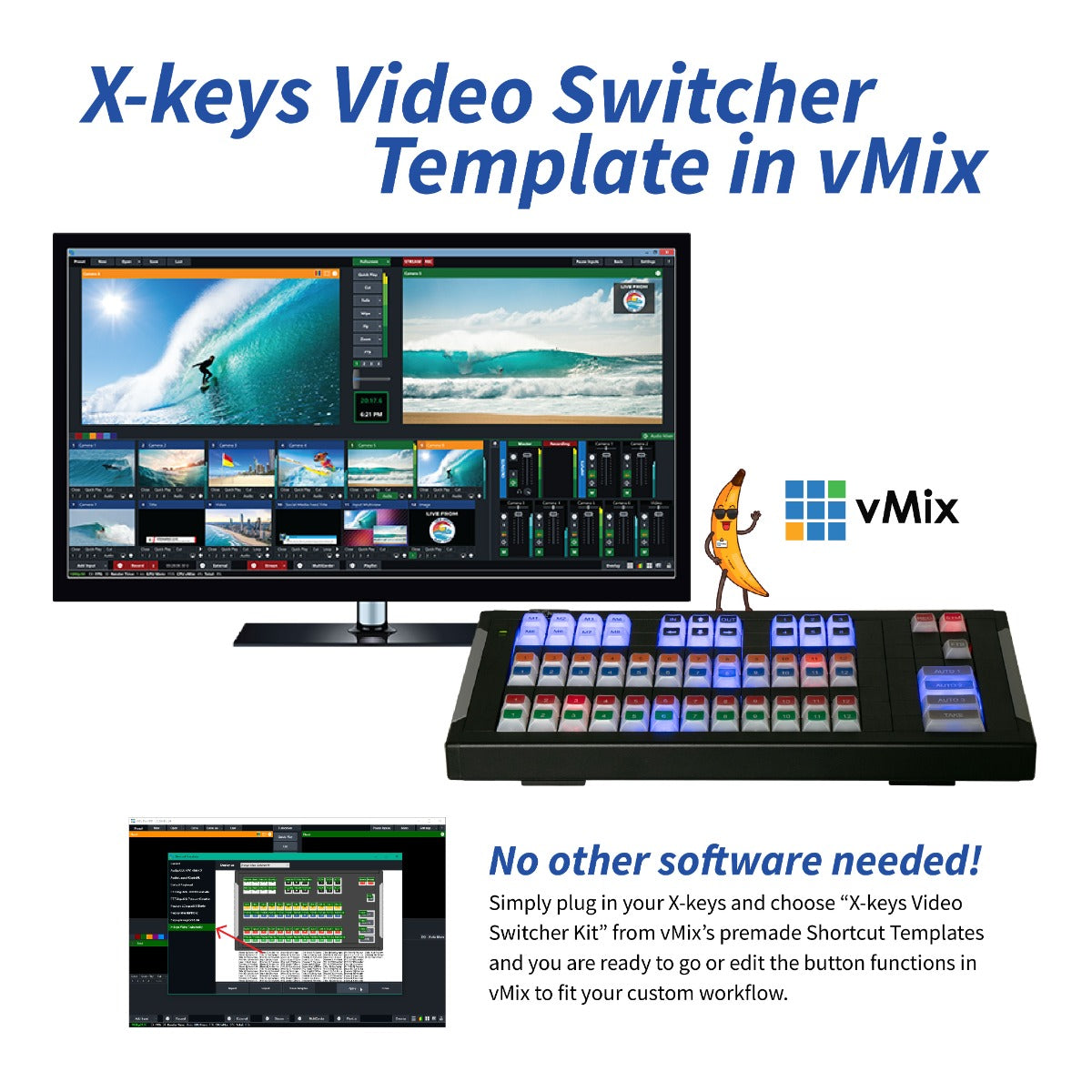 XKE-128 Video Switcher