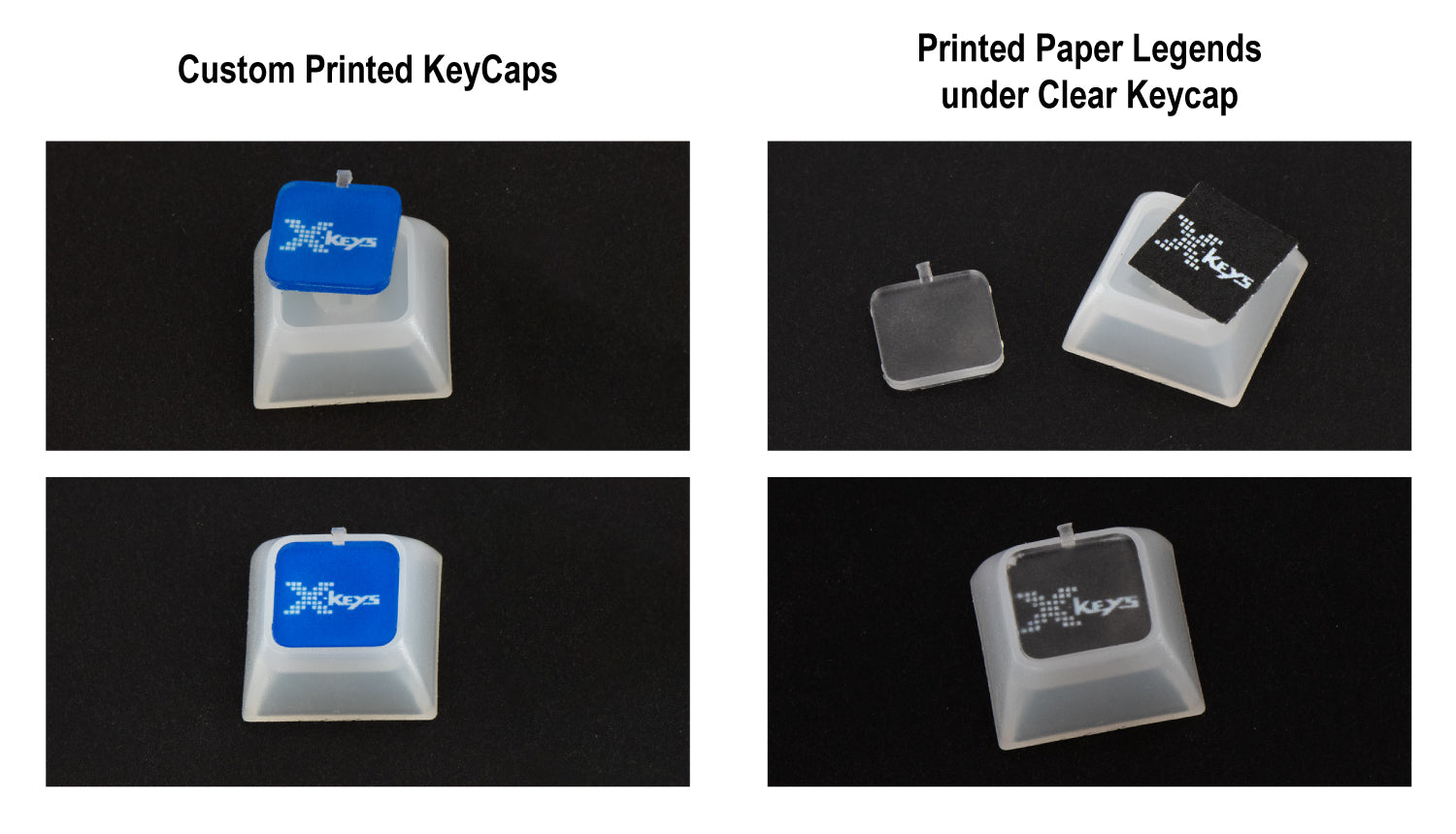 NevWear Transparent Single Relegendable DSA Keycaps (12 pack)
