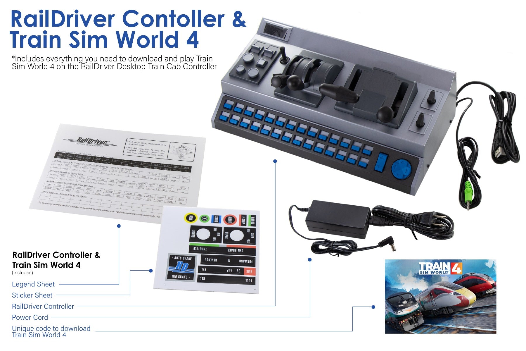 RailDriver & Train Sim World 4