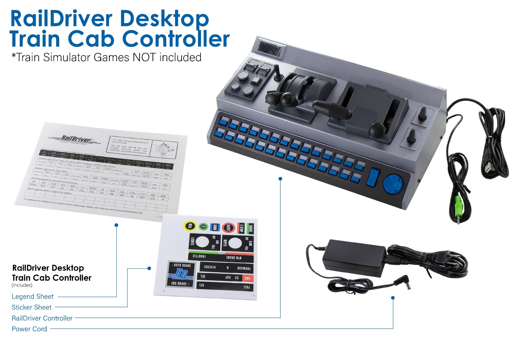 RailDriver Desktop Train Cab Controller