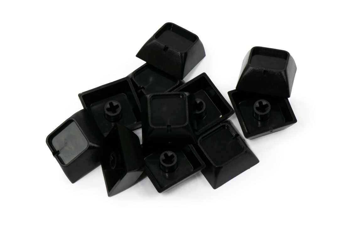 NevWear Black Single Relegendable DSA Keycaps (12 pack)