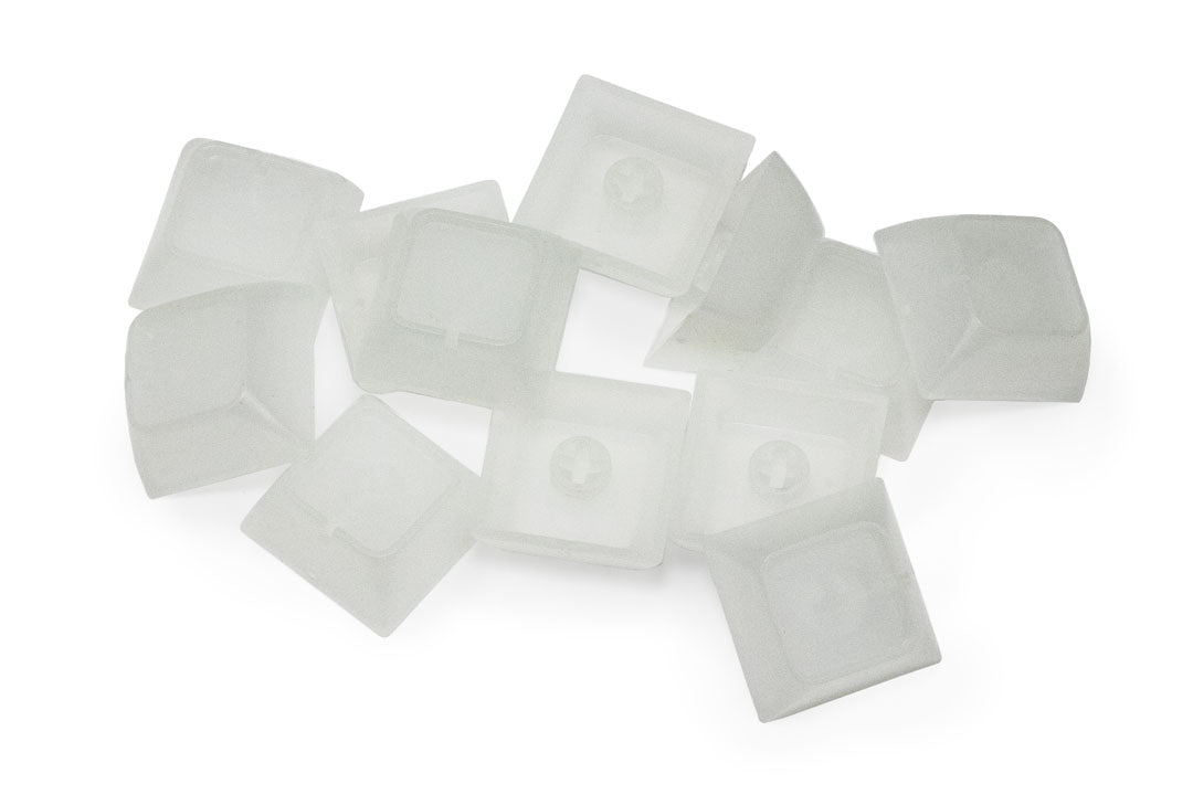 NevWear Transparent Single Relegendable DSA Keycaps (12 pack)