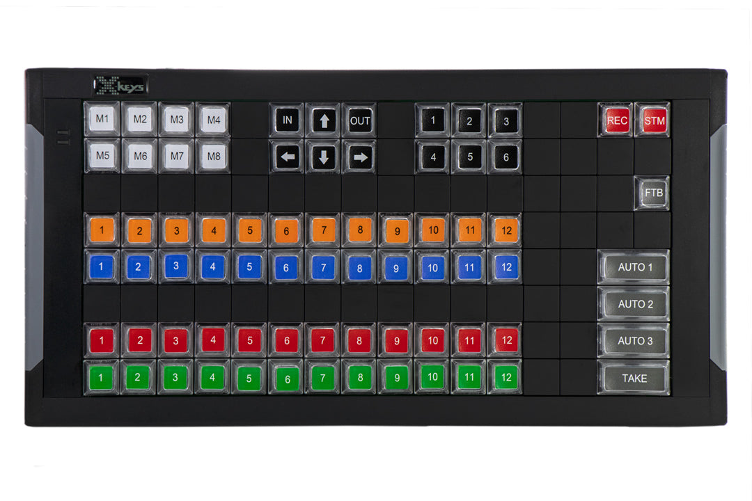 Shown with Video Switcher Key Kit Layout